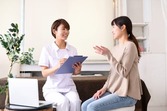 治療前の丁寧で分かりやすい説明